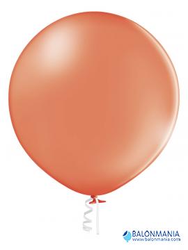 Balon roza-oranžen pastel, lateks (1 kom)