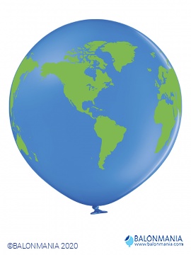 Balon Zemlja, svet, lateks (1 kom)