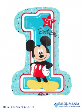 Balon 1 Mickey Mouse rojstnodnevni